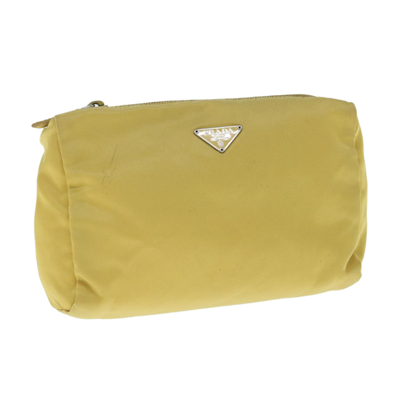 PRADA Pouch Nylon Yellow Auth 63628 - Picture 1 of 16